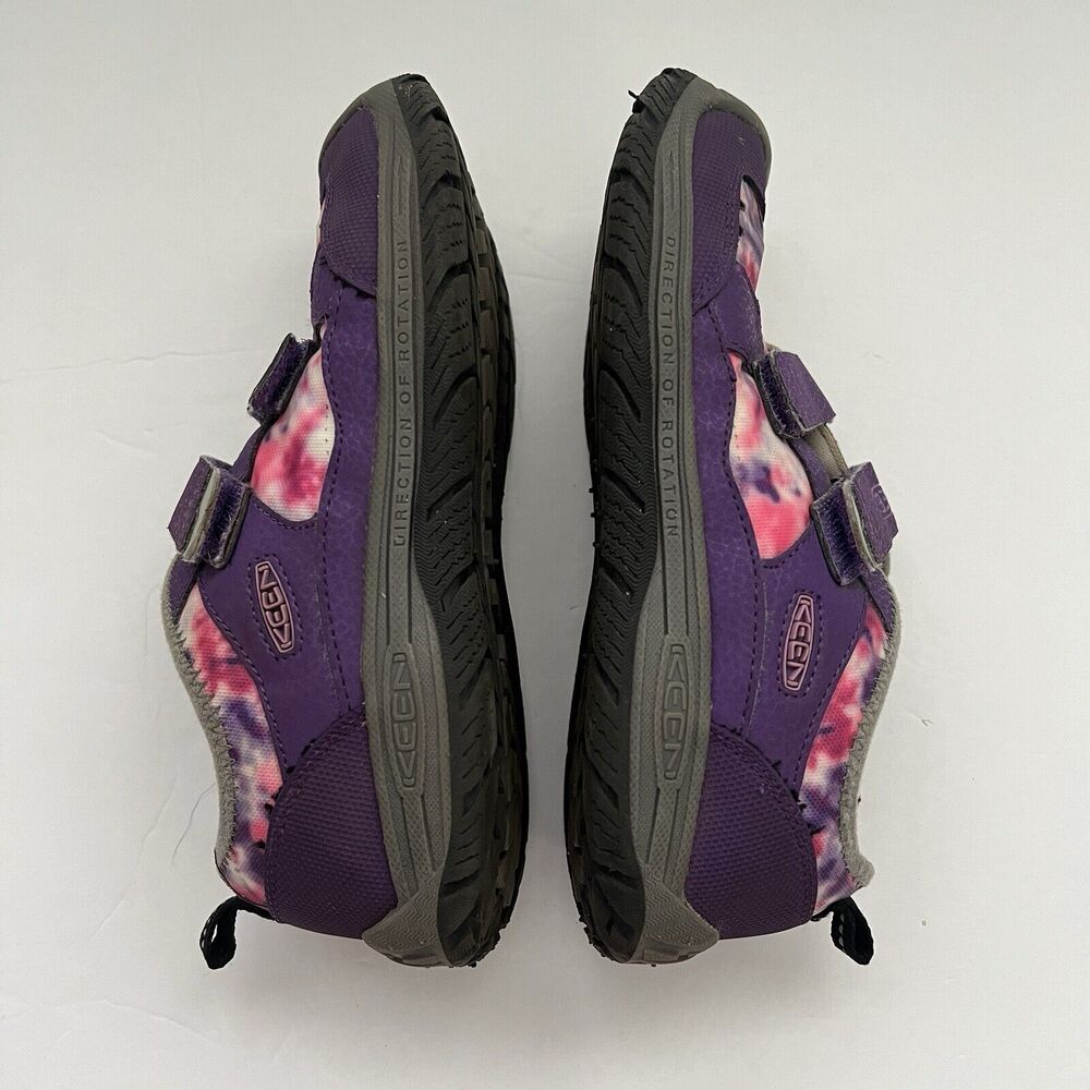 Keen Kids Purple and Pink Tie-Dye Velcro Sneakers - Picture 10 of 11